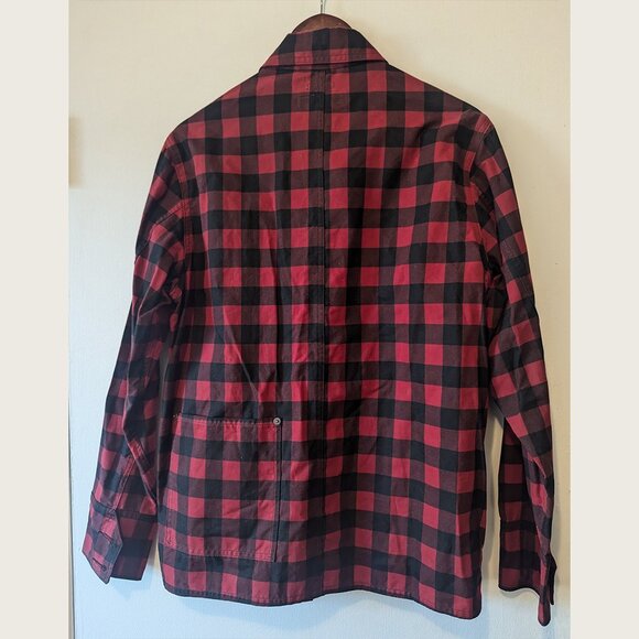FREEMANS SPORTING CLUB - Waxed cotton checked jacket - Sz M - Picture 6 of 8